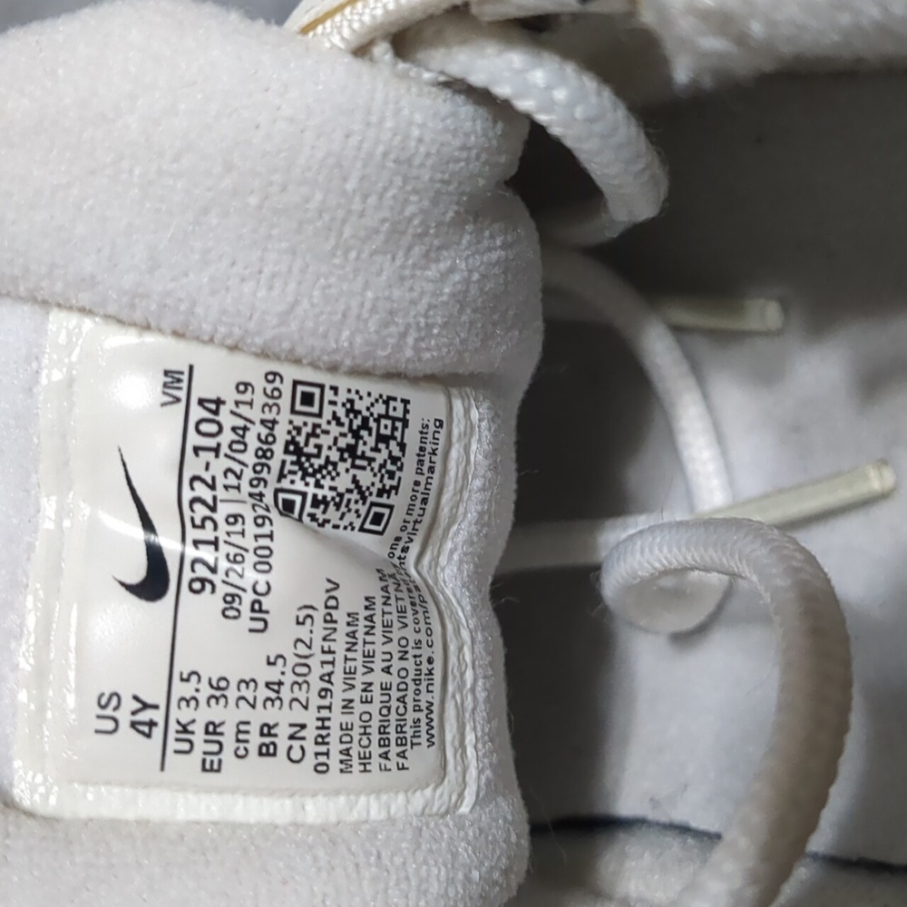 Nike Air Max 97 triple white size youth 4Y , women's 5.5 - Picture 7 of 8